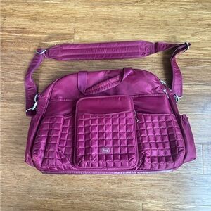LUG Quilted Tuk Tuk Carry All Water Resistant Diaper Bag